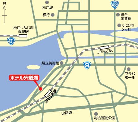 会場案内図：ホテル宍道湖